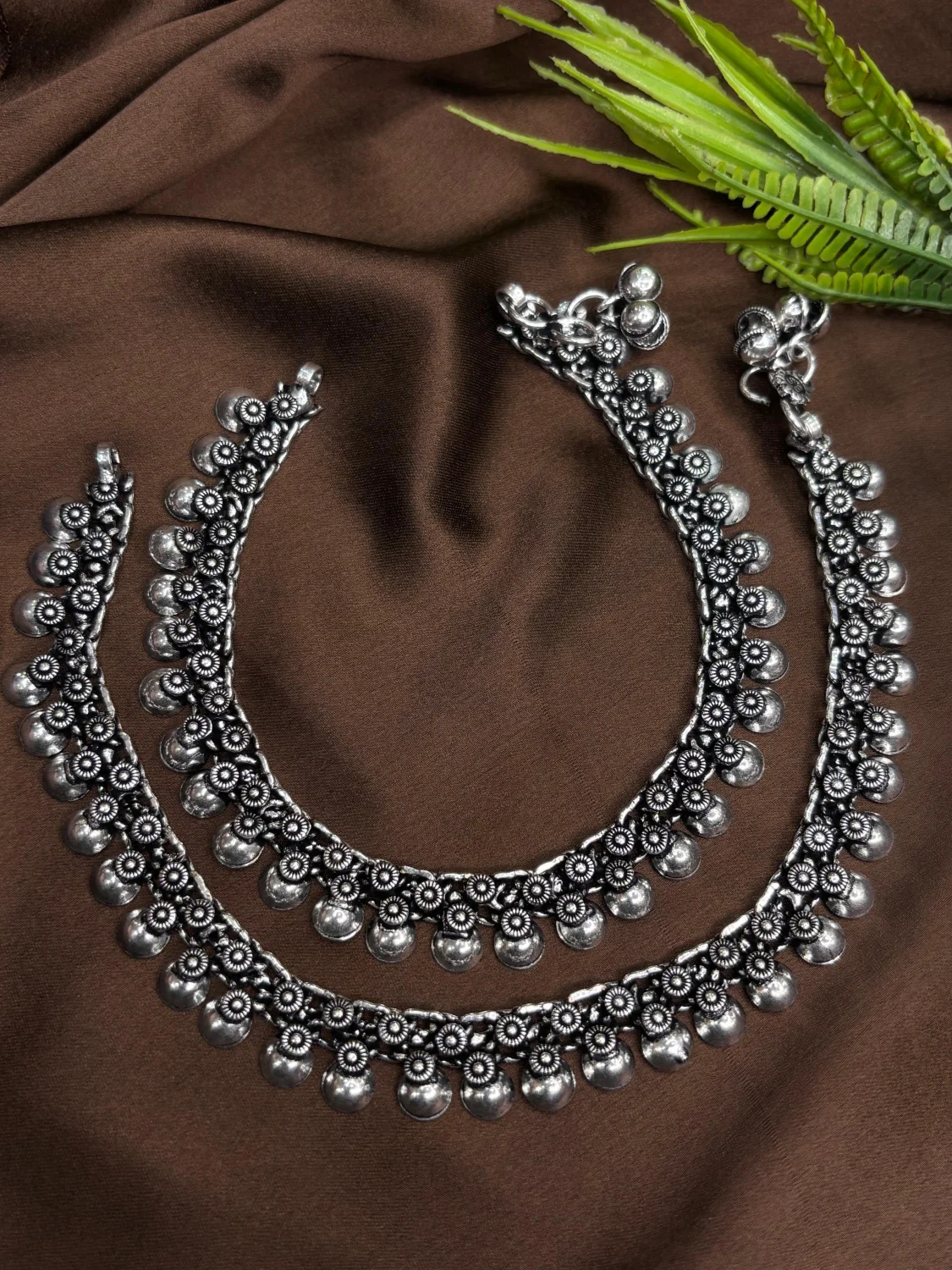 Traditional Ghungroo Payal with Double Bell Fringe