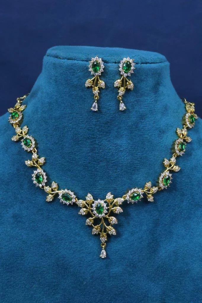 Multi Colour Floral Necklace Set