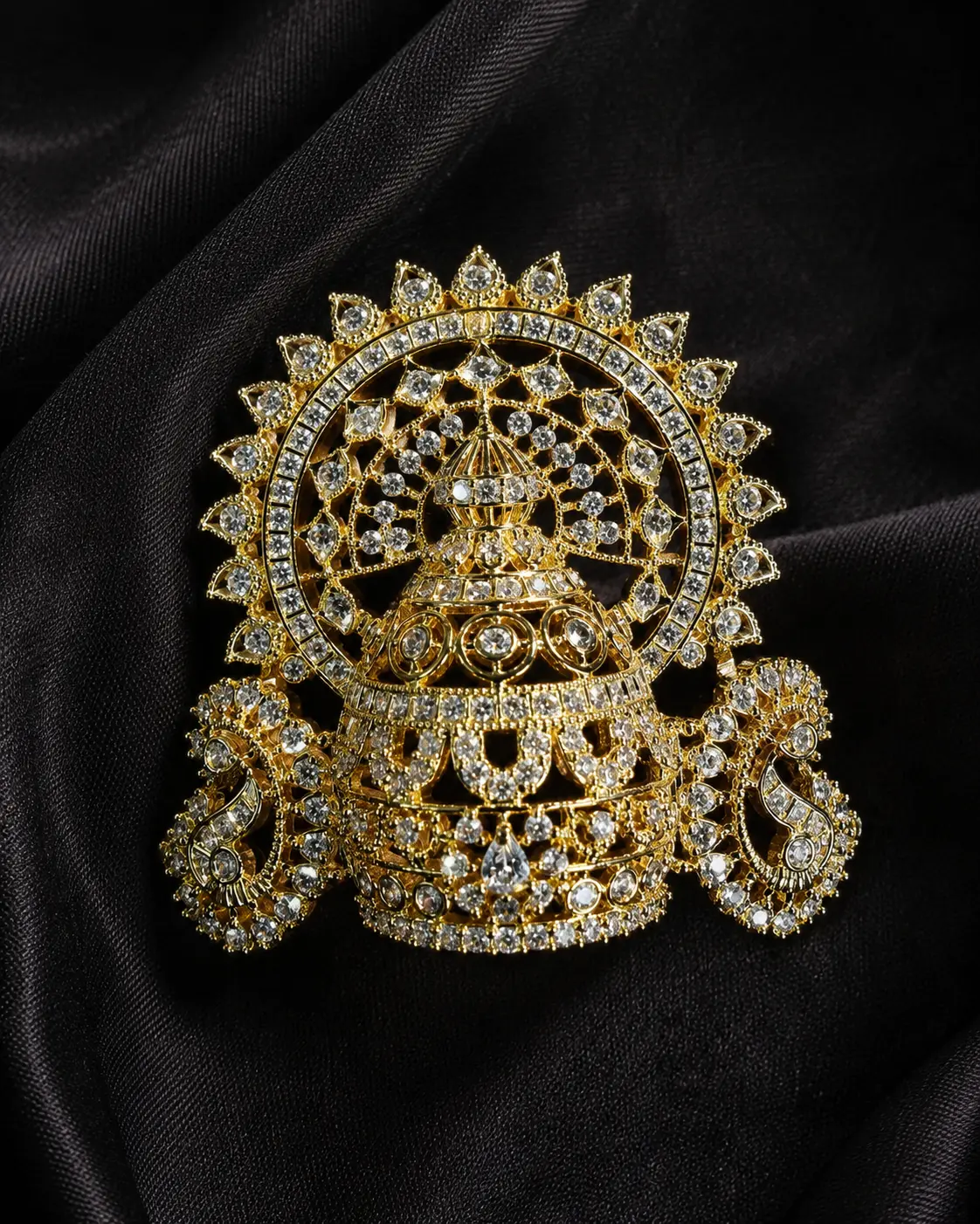 Shahi AD Mukut No. 2/3 for Laddu Gopal | Royal Designer Shringar Mukut