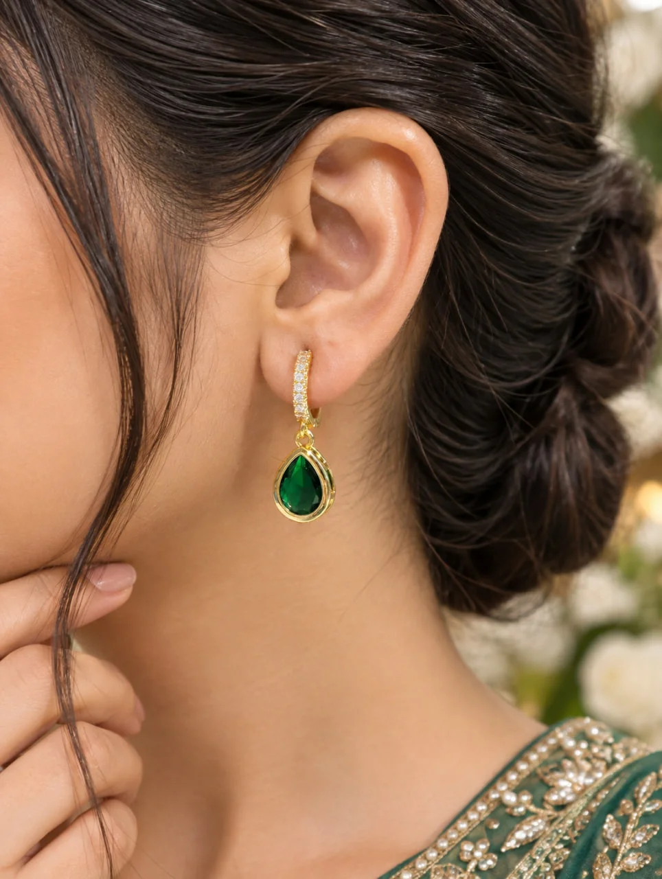 Anti Tarnish Teardrop Drop Earrings for Women