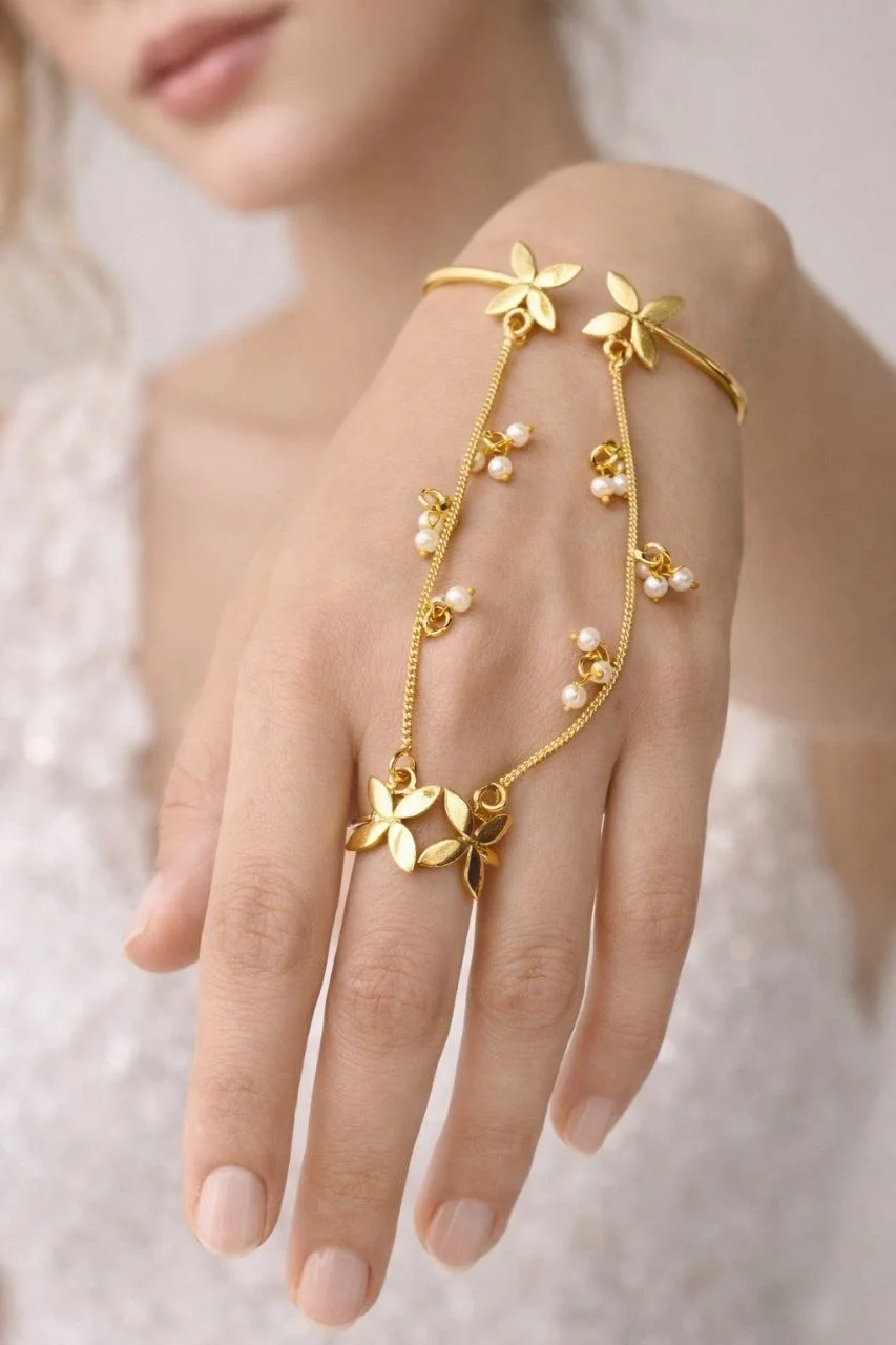 Gold Plated Star Hathphool – view 3