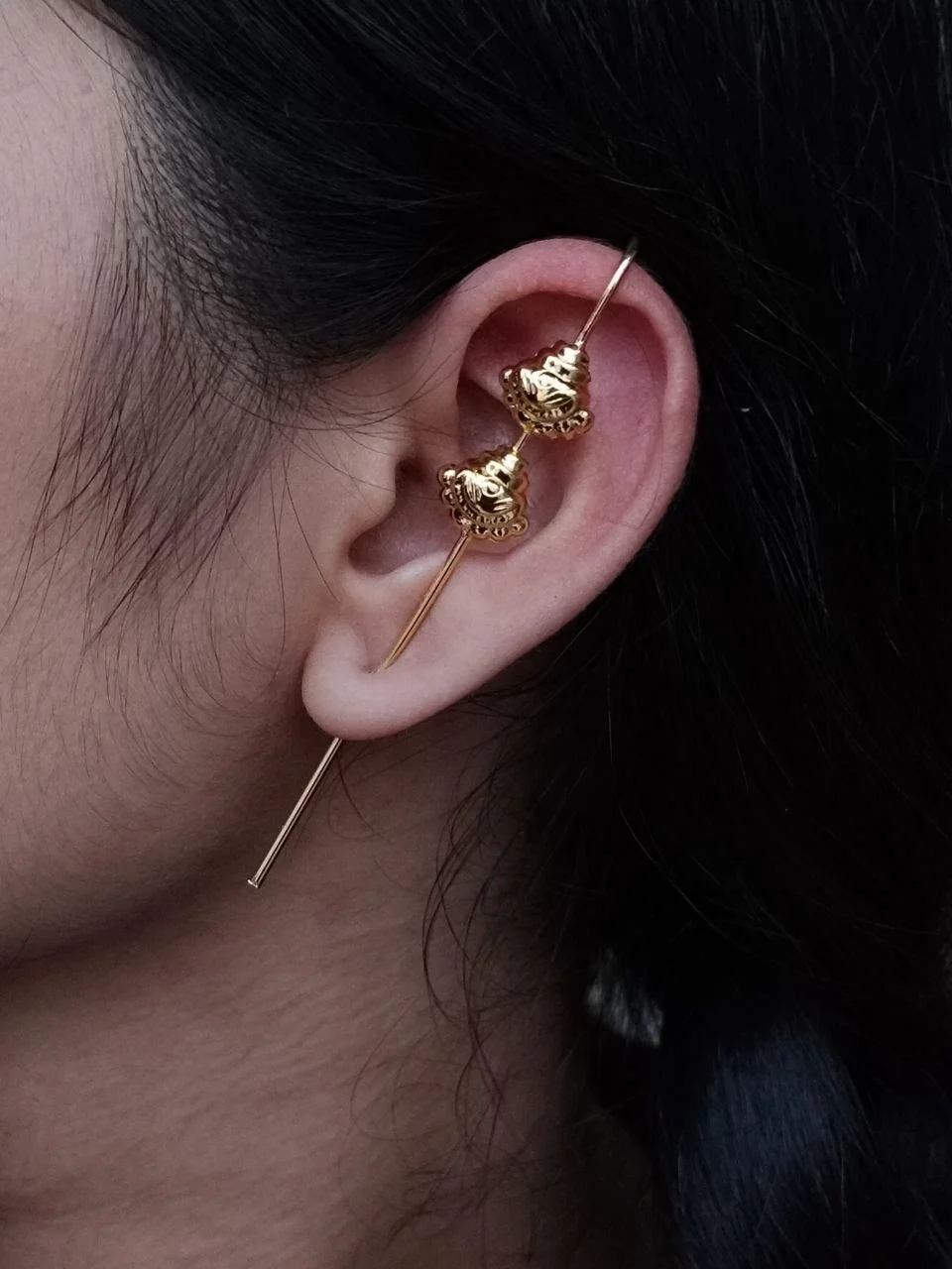 Spiral Conch Climbing Ear Pin