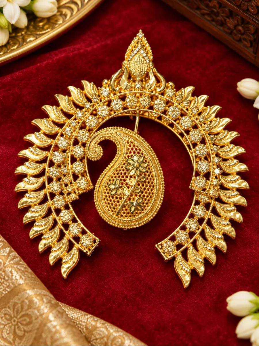 Radhika Golden Chandrika — 15 Inch Deity